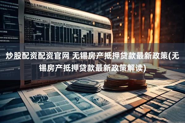 炒股配资配资官网 无锡房产抵押贷款最新政策(无锡房产抵押贷款最新政策解读)